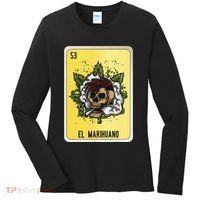 El Marihuano Mexican Slang Chicano Bingo Cards Women's Long Sleeve Shirt thumb 0