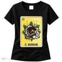El Marihuano Mexican Slang Chicano Bingo Cards Women's T-Shirt thumb 0