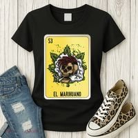 El Marihuano Mexican Slang Chicano Bingo Cards Women's T-Shirt thumb 3