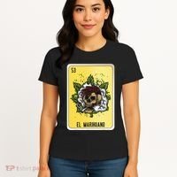 El Marihuano Mexican Slang Chicano Bingo Cards Women's T-Shirt thumb 4
