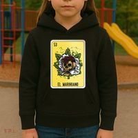 El Marihuano Mexican Slang Chicano Bingo Cards Kids Hoodie thumb 3