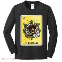 El Marihuano Mexican Slang Chicano Bingo Cards Kids Long Sleeve Shirt thumb 0