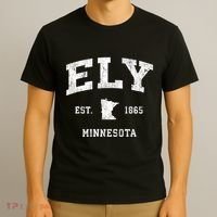Ely Minnesota Mn Vintage Athletic T-Shirt thumb 3