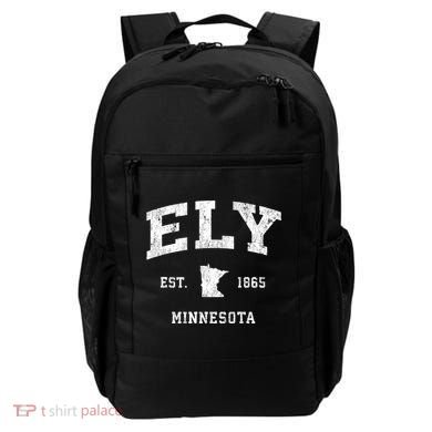Ely Minnesota Mn Vintage Athletic Backpack