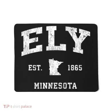 Ely Minnesota Mn Vintage Athletic Mousepad