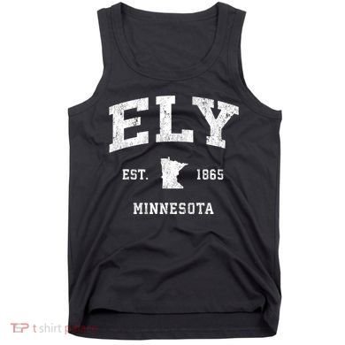 Ely Minnesota Mn Vintage Athletic Tank Top