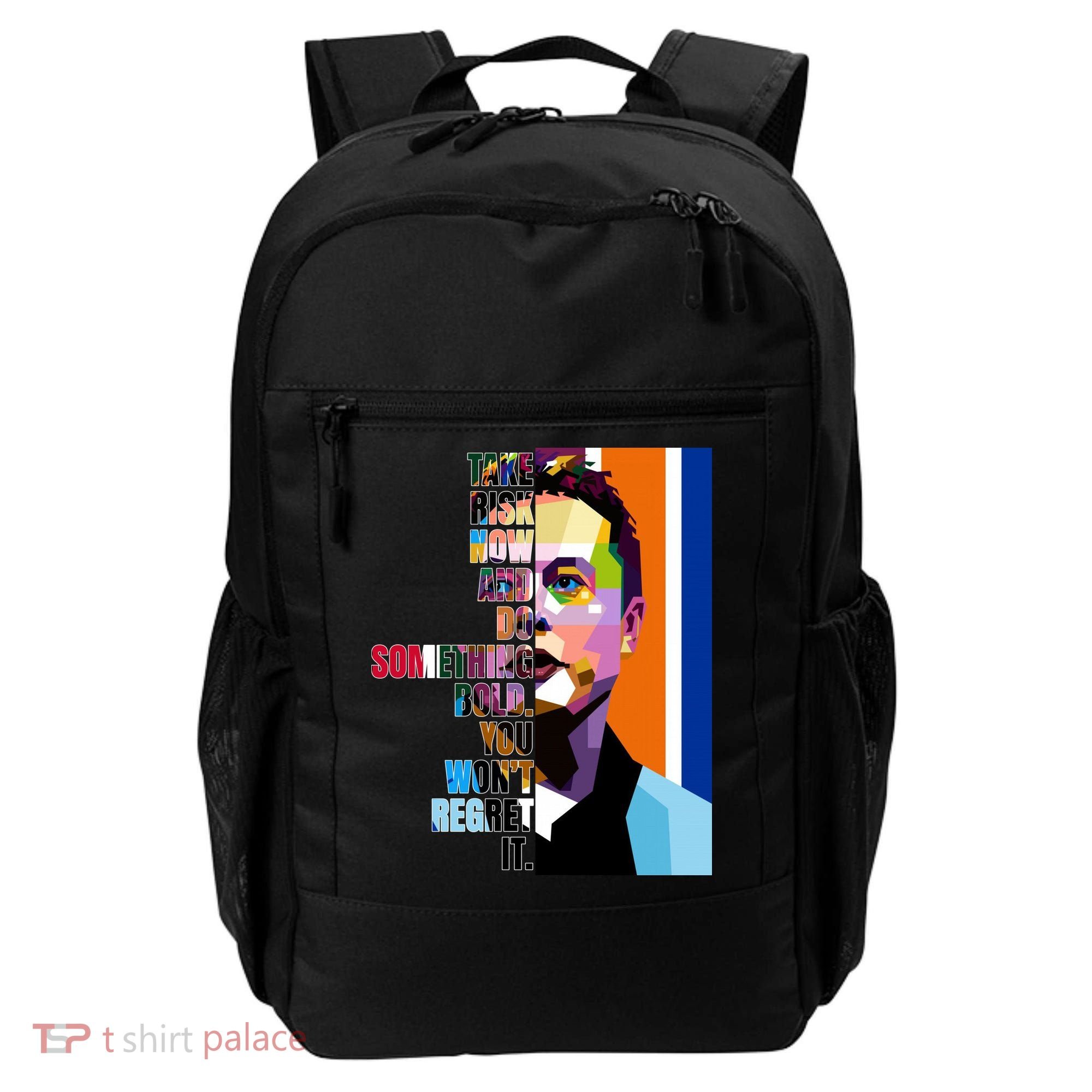 Elon Musk Motivation Quote Backpack