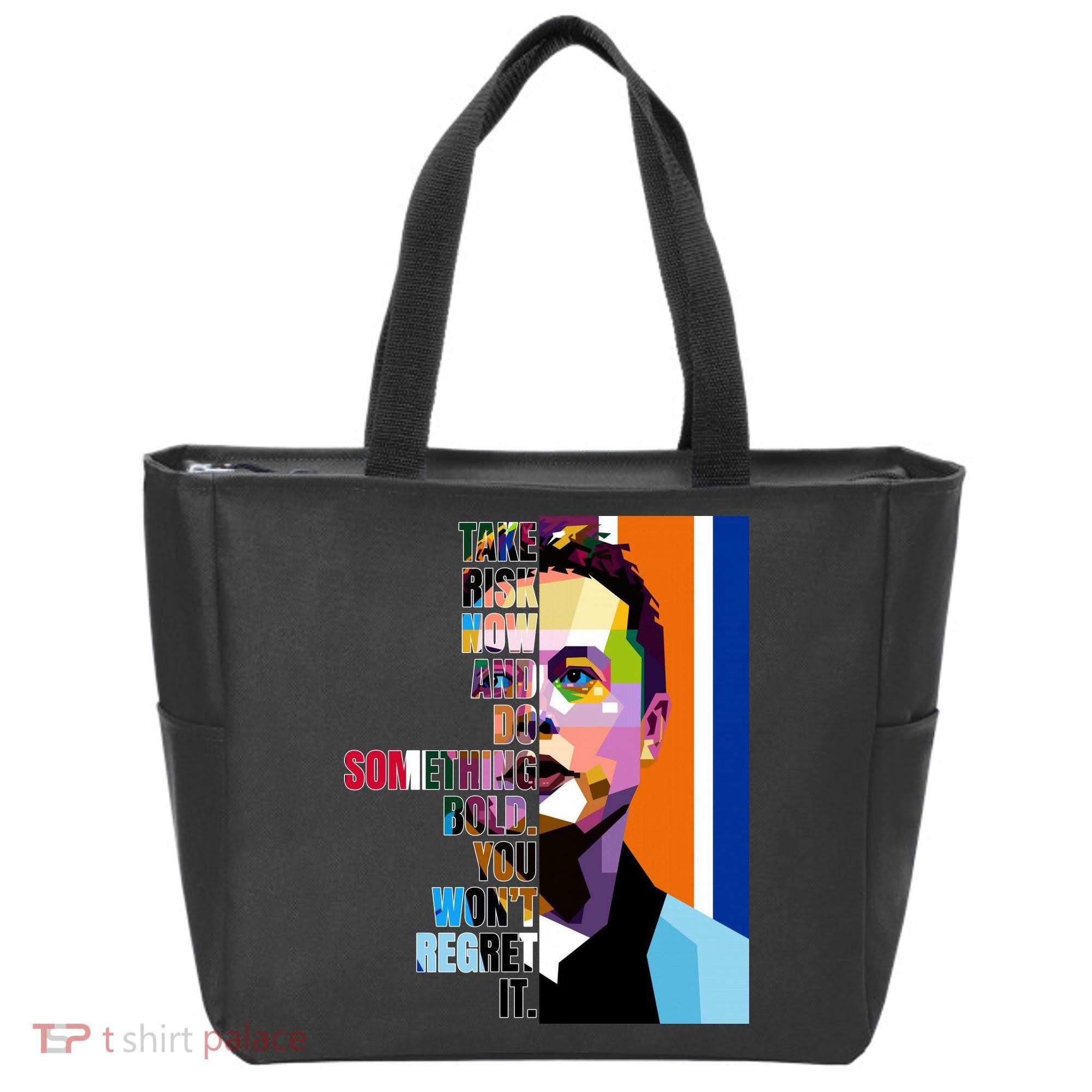 Elon Musk Motivation Quote Tote Bag