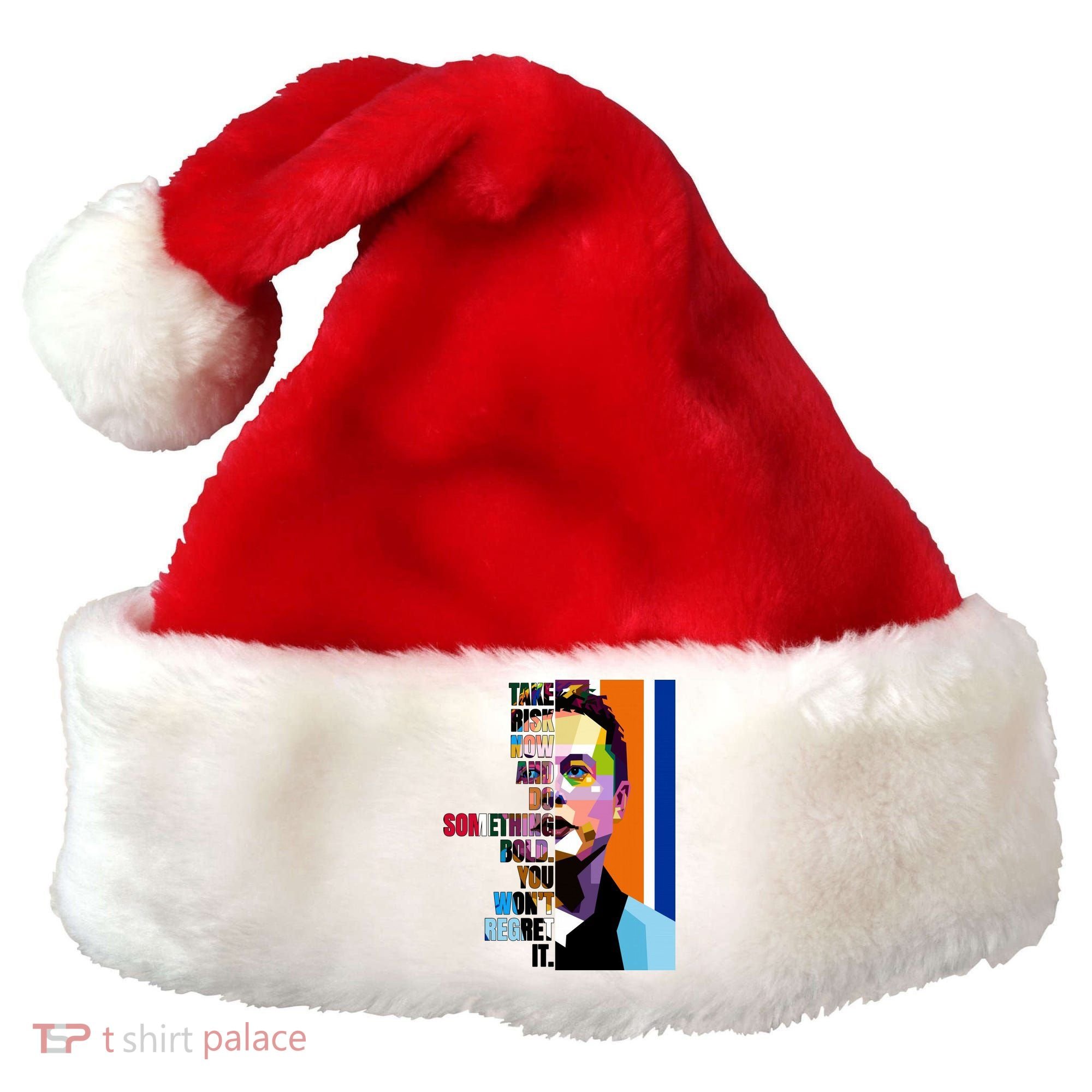 Elon Musk Motivation Quote Santa Hat