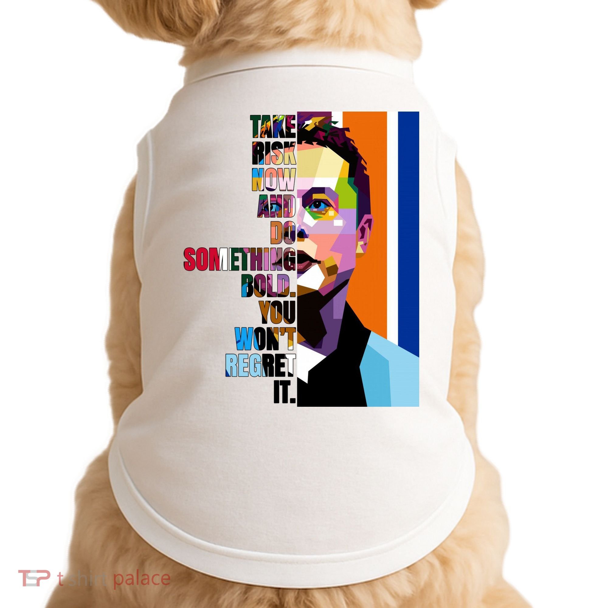 Elon Musk Motivation Quote Doggie Tank