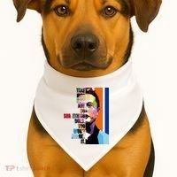 Elon Musk Motivation Quote USA-Made Doggie Bandana thumb 1