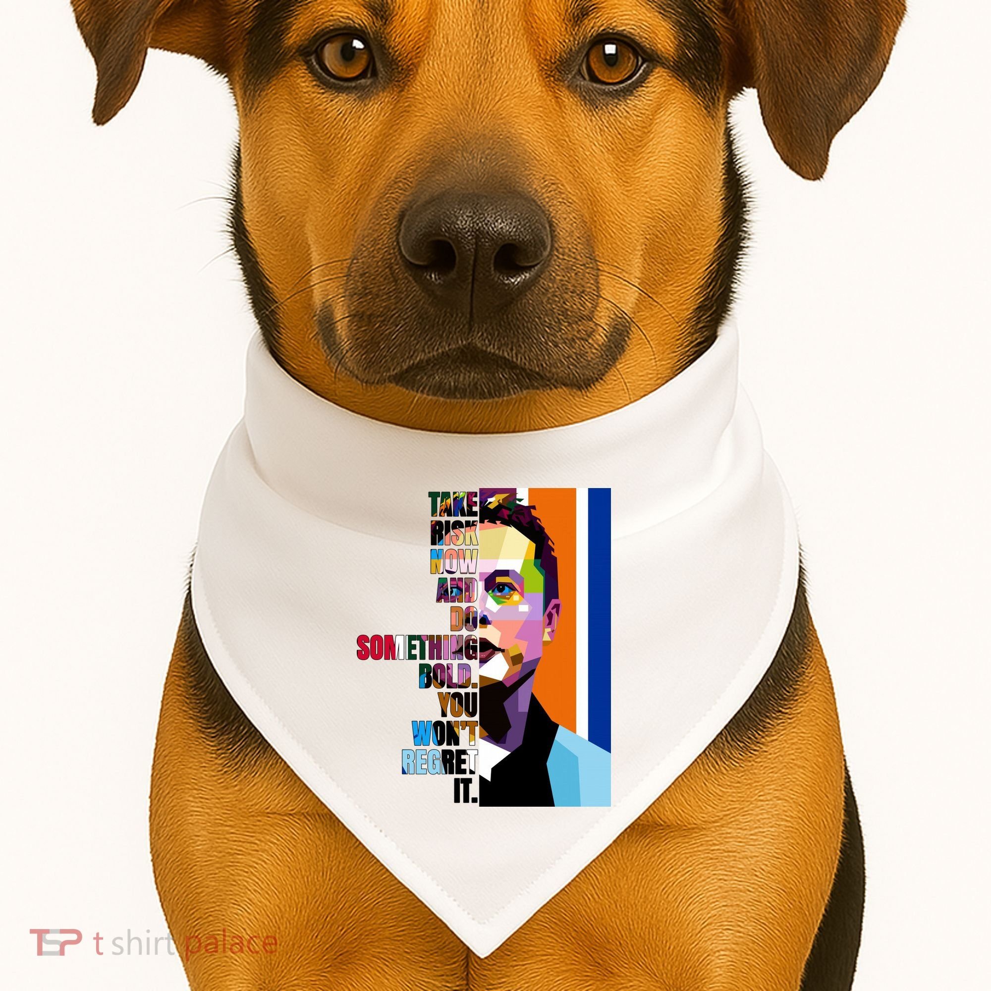 Elon Musk Motivation Quote USA-Made Doggie Bandana