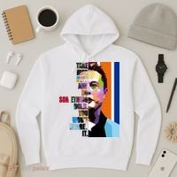 Elon Musk Motivation Quote Hoodie thumb 3