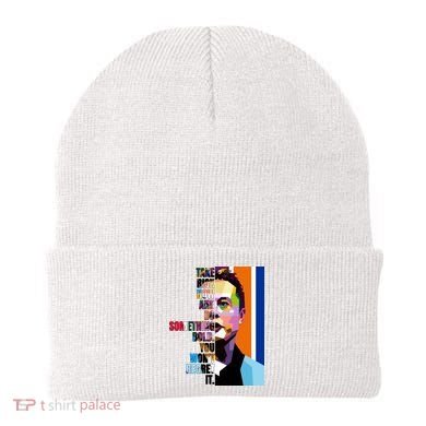 Elon Musk Motivation Quote Beanie