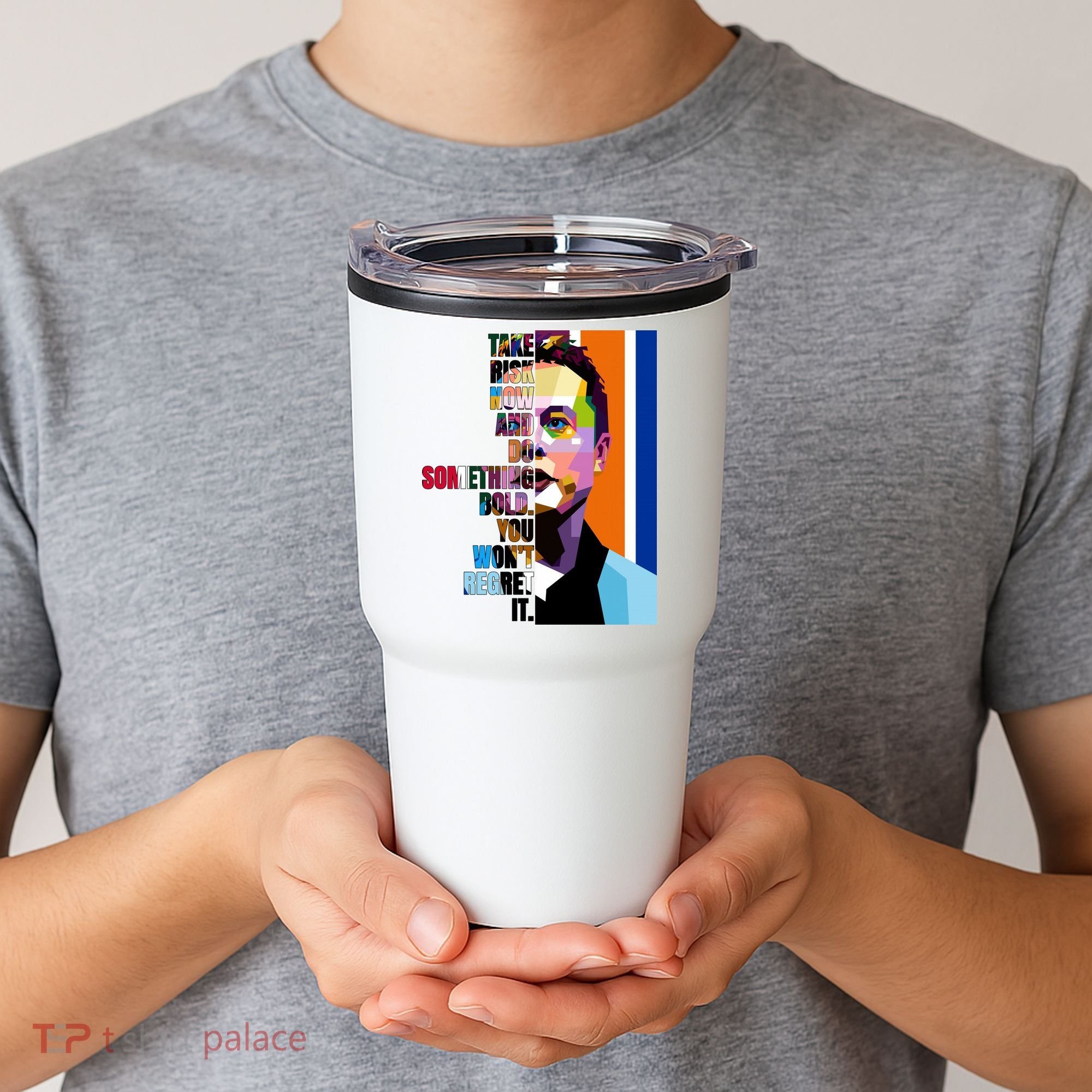 Elon Musk Motivation Quote Tumbler