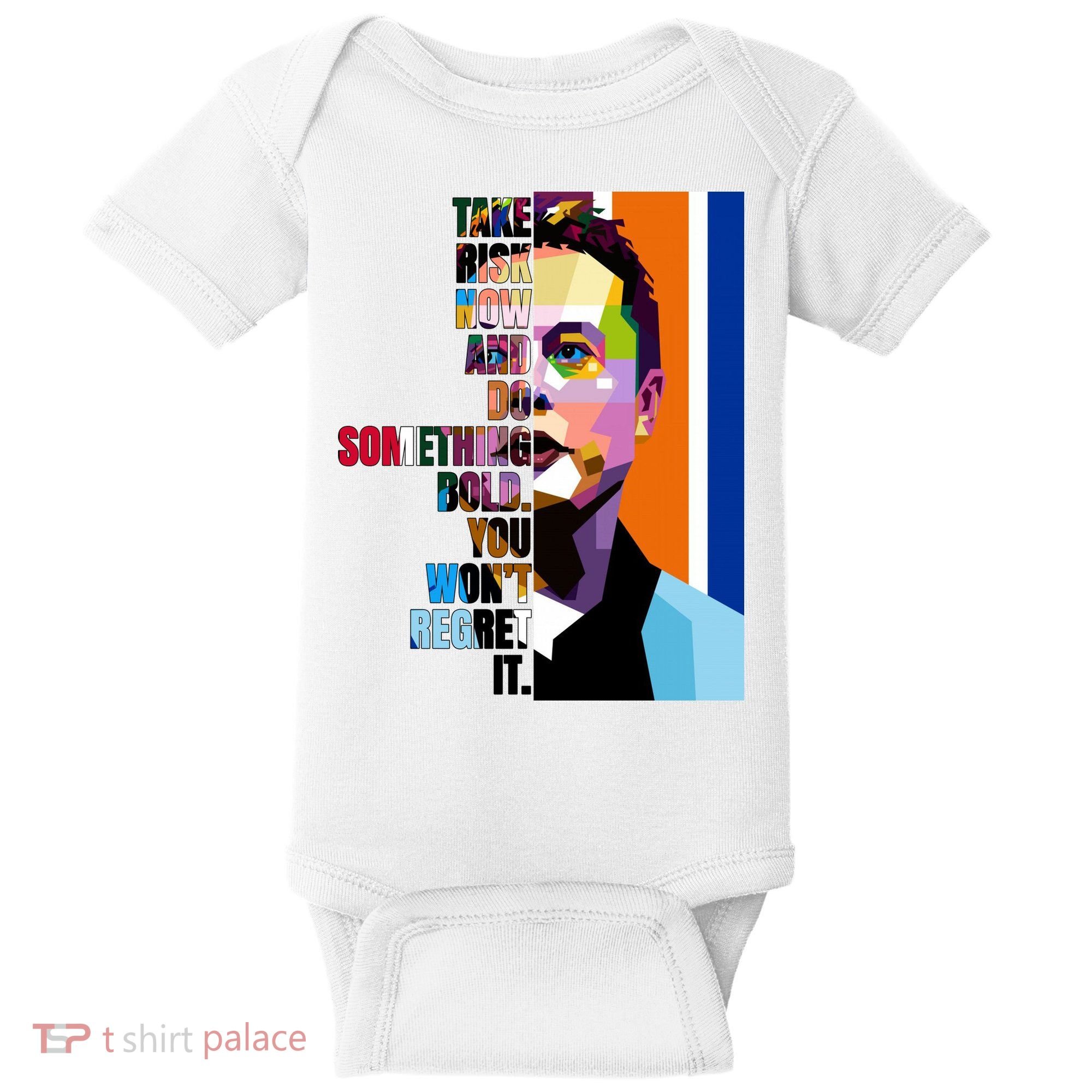 Elon Musk Motivation Quote Baby Bodysuit