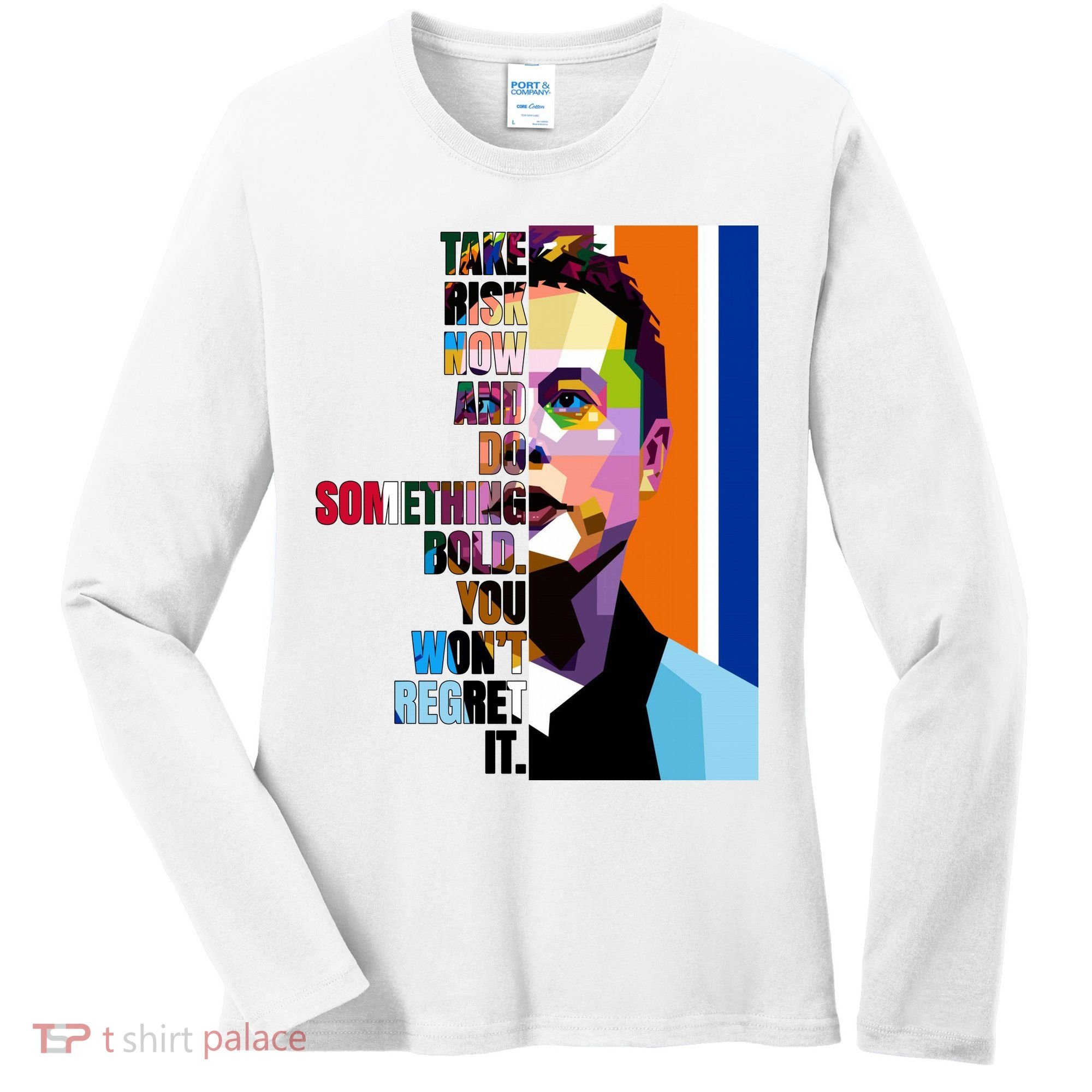 Elon Musk Motivation Quote Women's Long Sleeve Shirt