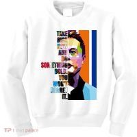 Elon Musk Motivation Quote Kids Sweatshirt thumb 0