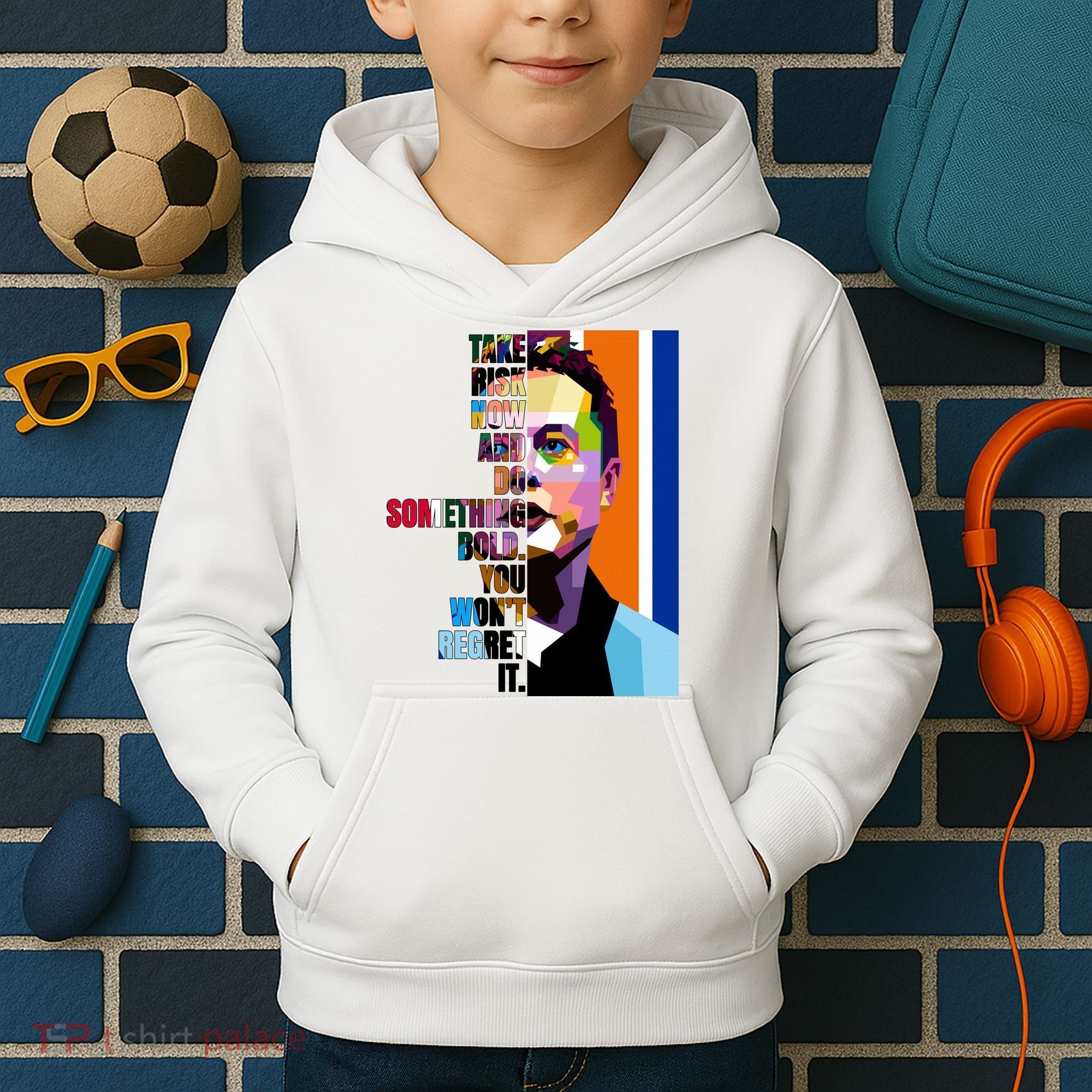 Elon Musk Motivation Quote Kids Hoodie