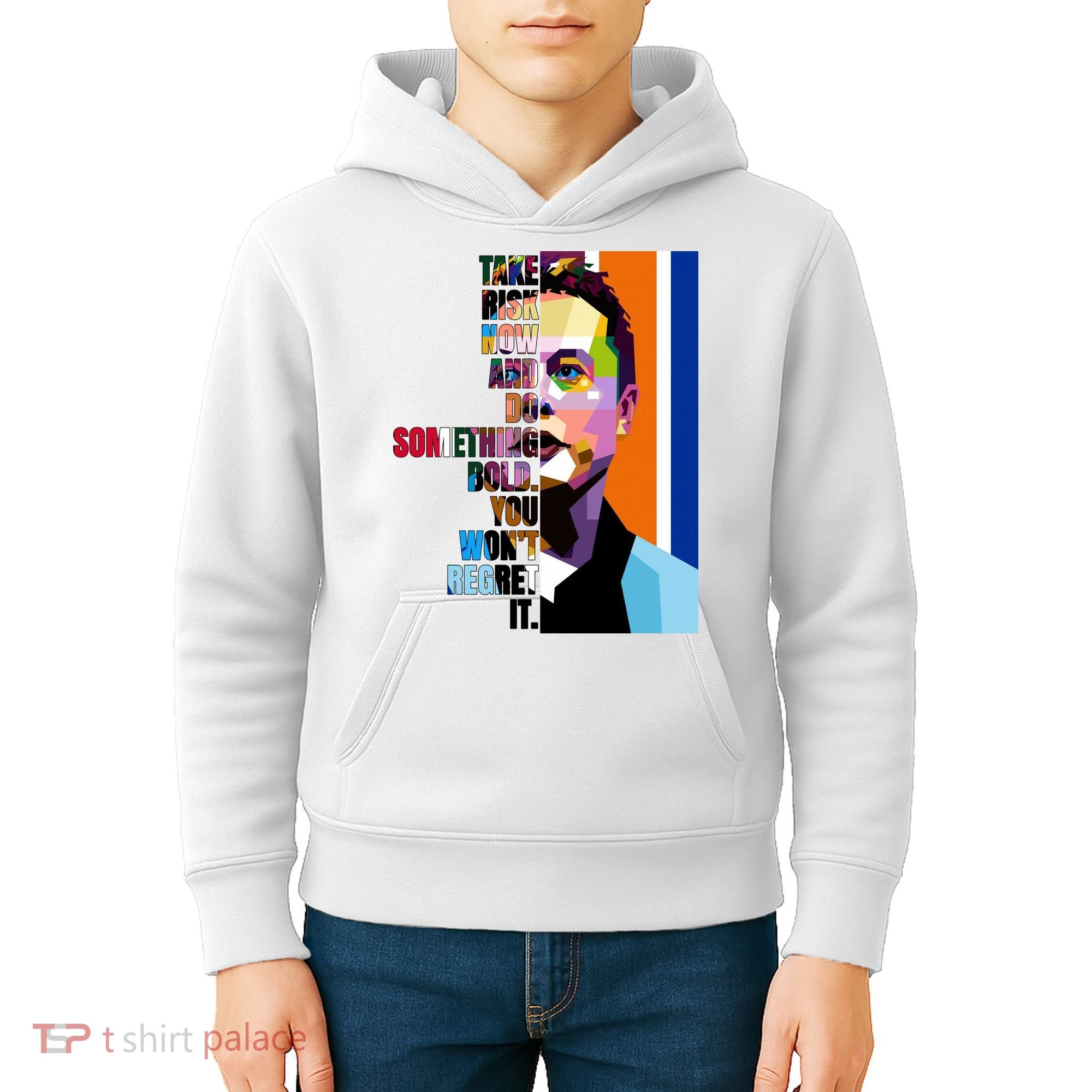 Elon Musk Motivation Quote Kids Hoodie