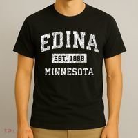 Edina Minnesota Mn Vintage Established Sports T-Shirt thumb 3