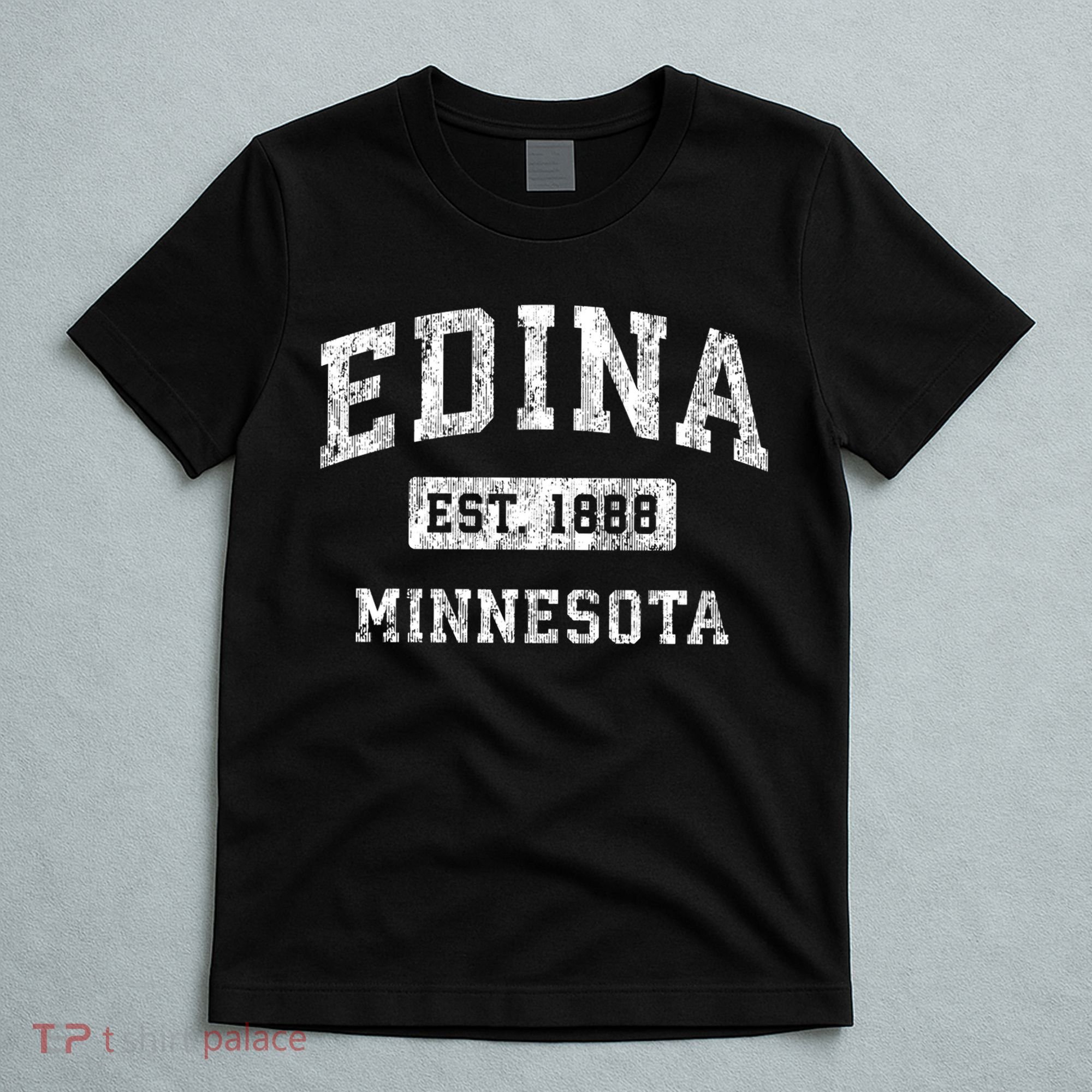 Edina Minnesota Mn Vintage Established Sports T-Shirt