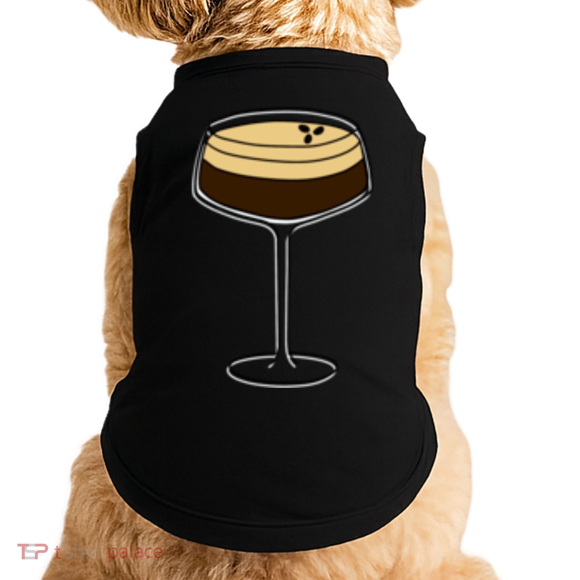 Espresso Martini Minimalist Elegance Doggie Tank