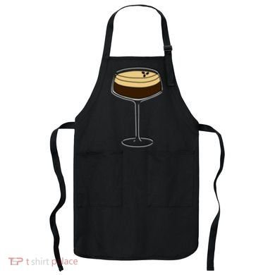 Espresso Martini Minimalist Elegance Apron