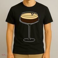 Espresso Martini Minimalist Elegance T-Shirt thumb 3