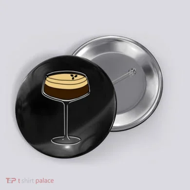 Espresso Martini Minimalist Elegance Button