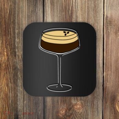 Espresso Martini Minimalist Elegance Coaster