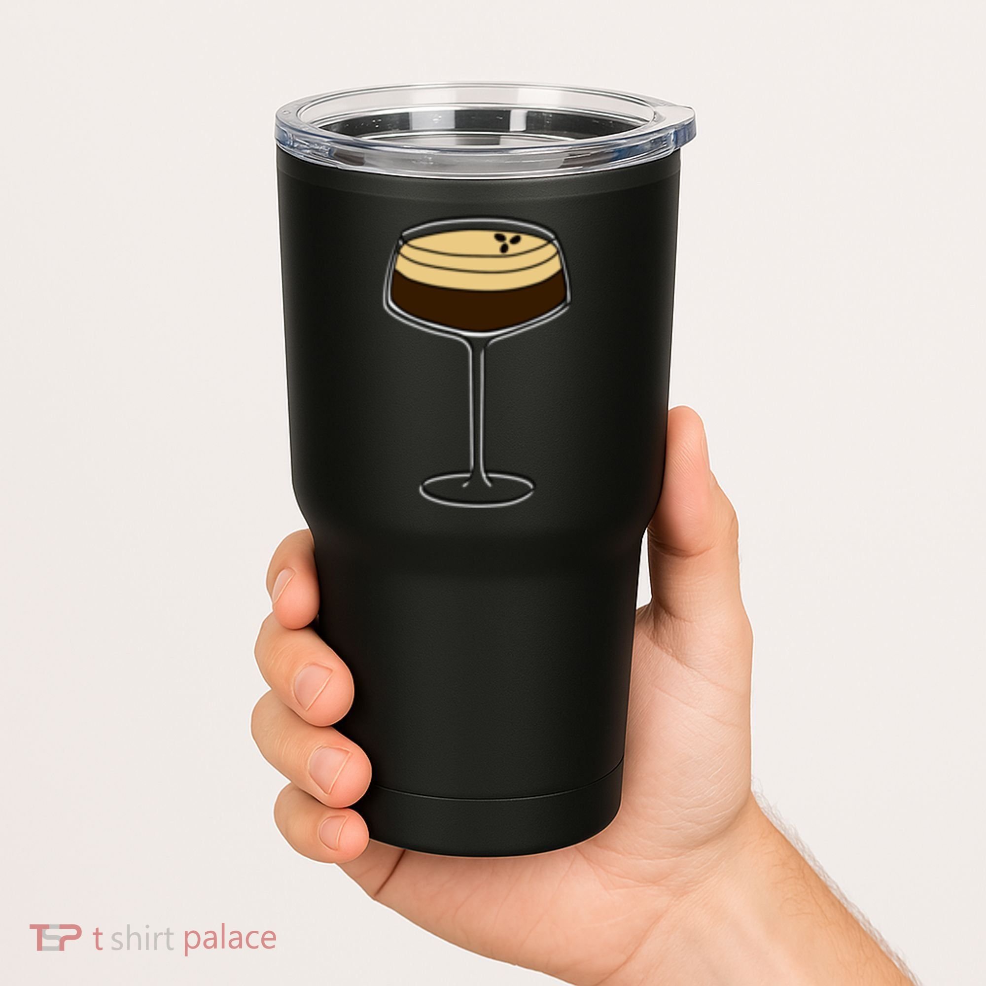 Espresso Martini Minimalist Elegance Tumbler