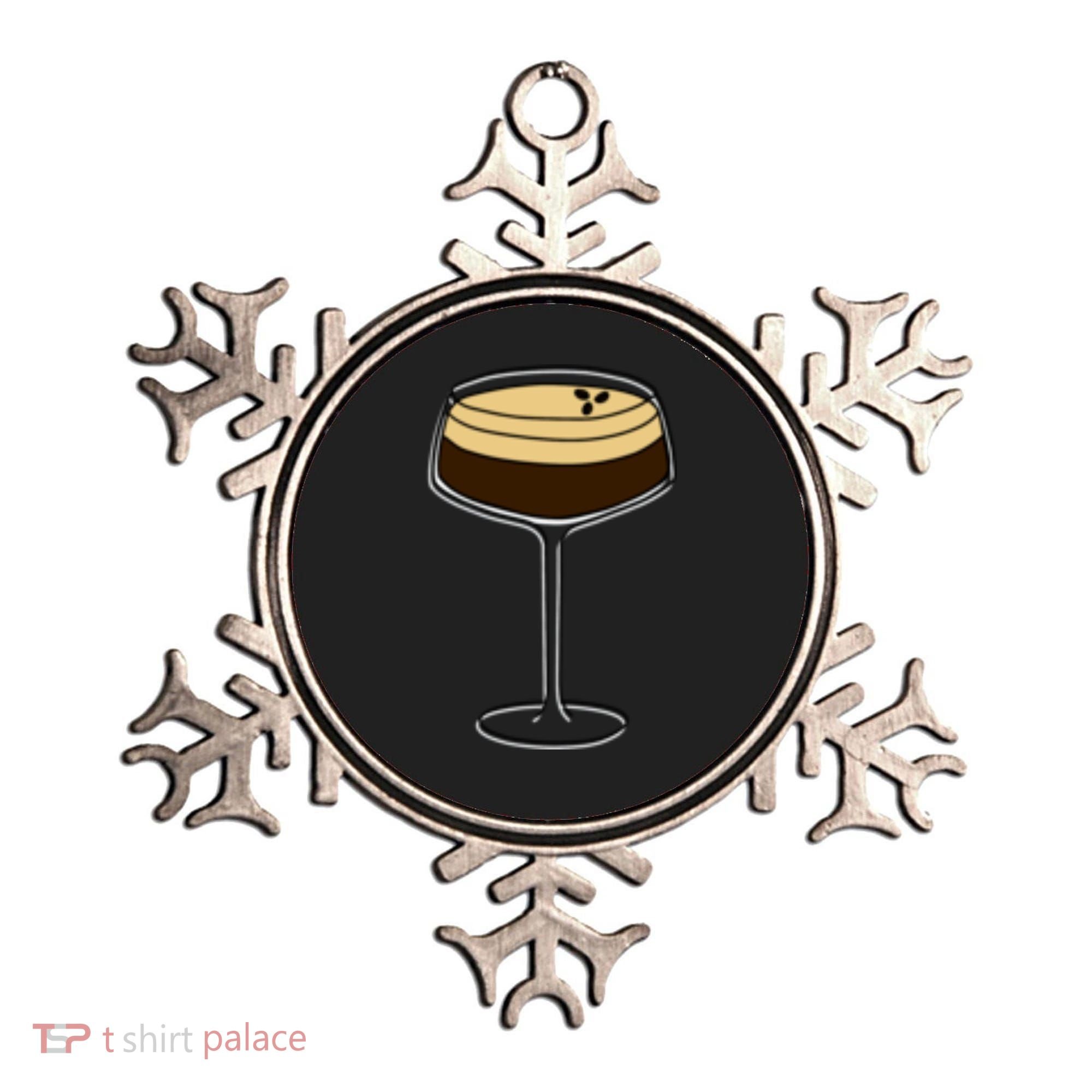 Espresso Martini Minimalist Elegance Ornament