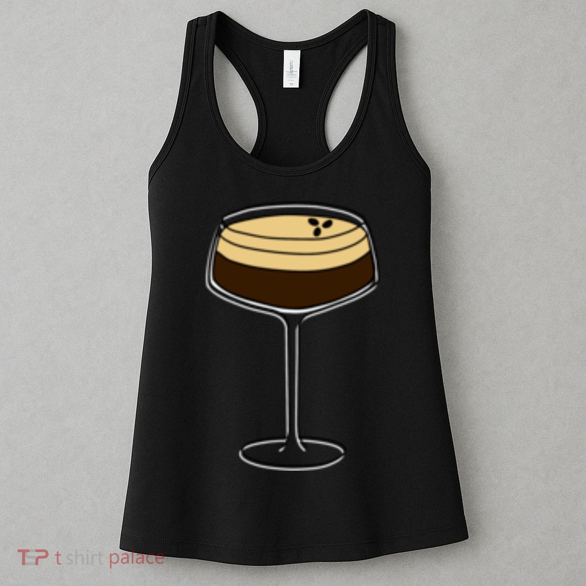 Espresso Martini Minimalist Elegance Women's Tank Top