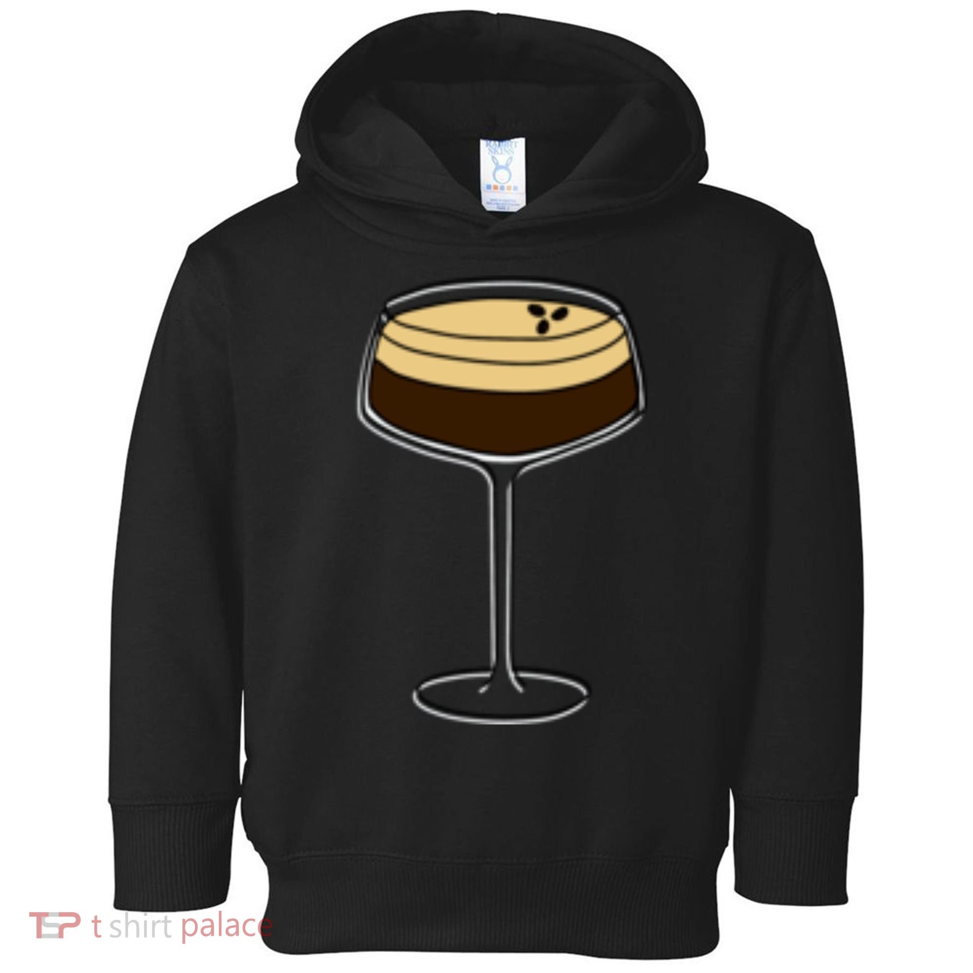 Espresso Martini Minimalist Elegance Toddler Hoodie