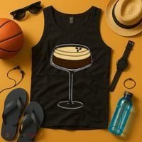 Espresso Martini Minimalist Elegance Tank Top thumb 4