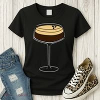 Espresso Martini Minimalist Elegance Women's T-Shirt thumb 3