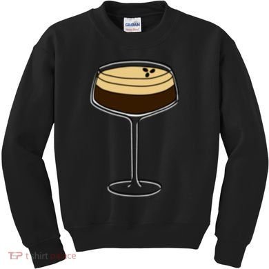 Espresso Martini Minimalist Elegance Kids Sweatshirt