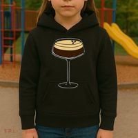 Espresso Martini Minimalist Elegance Kids Hoodie thumb 3