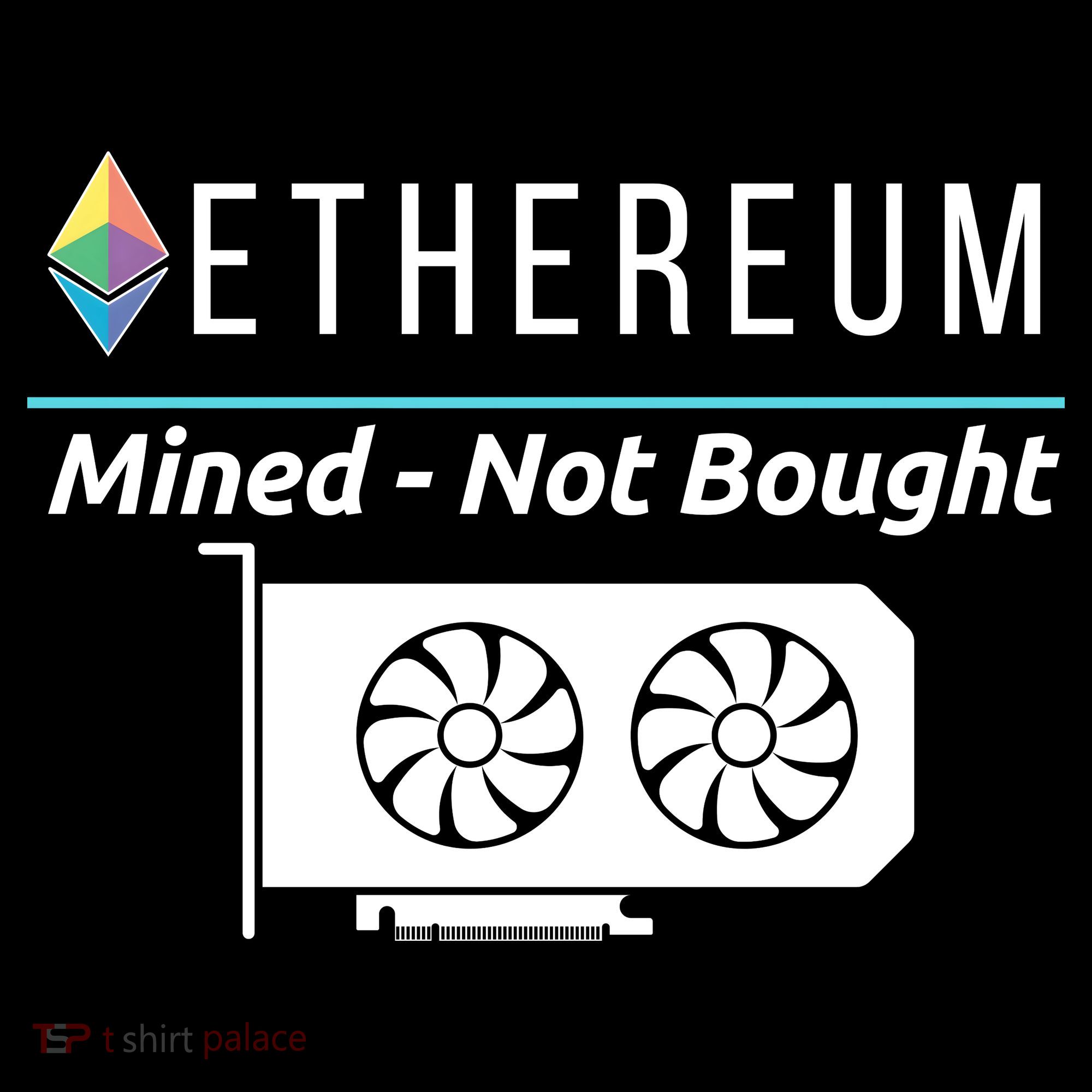Ethereum Mined Not Bought GPU Mining Rigs ETH Crypto Miner Sweatshirt