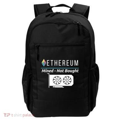 Ethereum Mined Not Bought GPU Mining Rigs ETH Crypto Miner Backpack