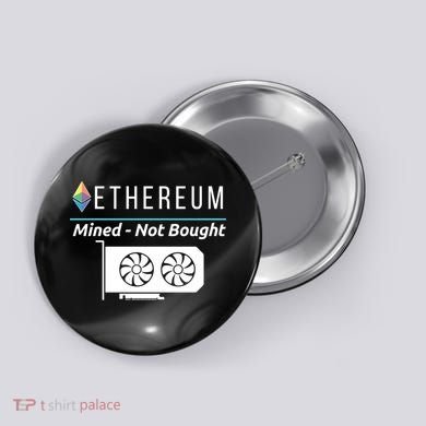 Ethereum Mined Not Bought GPU Mining Rigs ETH Crypto Miner Button