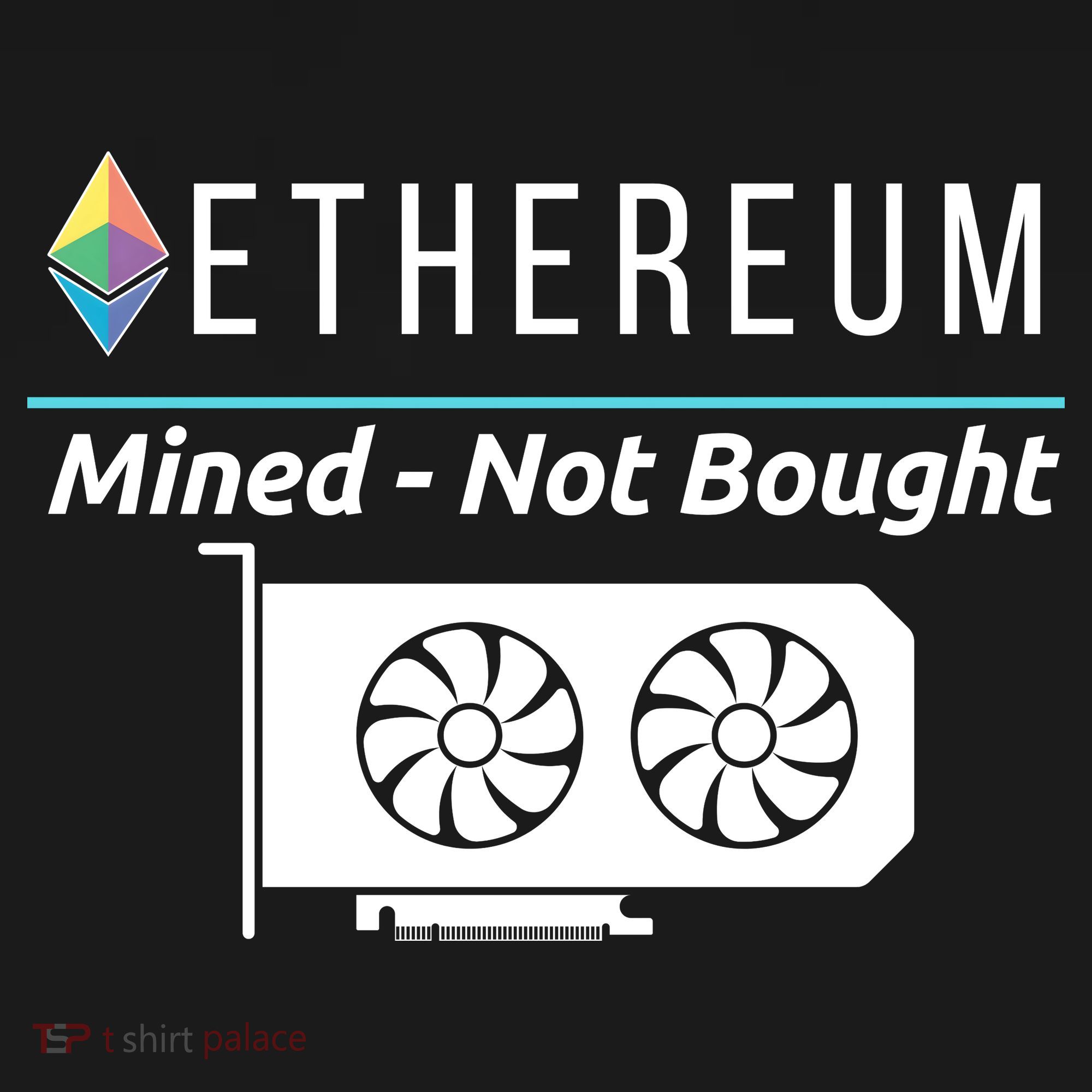 Ethereum Mined Not Bought GPU Mining Rigs ETH Crypto Miner Tote Bag