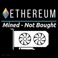 Ethereum Mined Not Bought GPU Mining Rigs ETH Crypto Miner Women's T-Shirt thumb 6