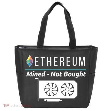 Ethereum Mined Not Bought GPU Mining Rigs ETH Crypto Miner Tote Bag