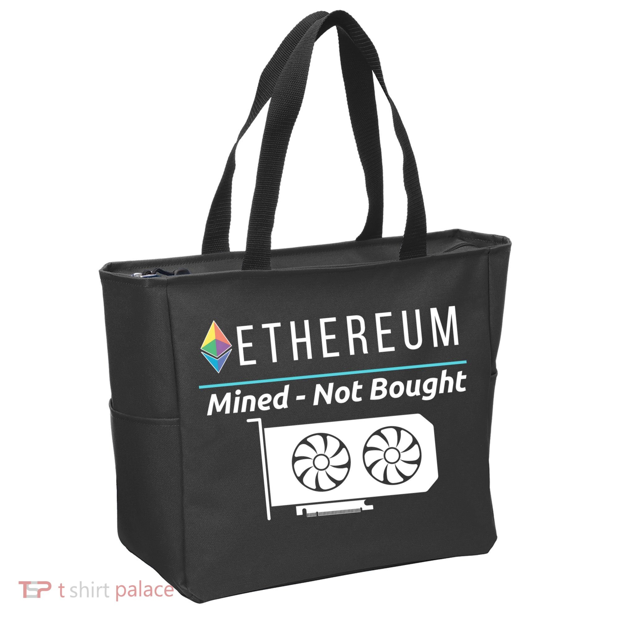 Ethereum Mined Not Bought GPU Mining Rigs ETH Crypto Miner Tote Bag