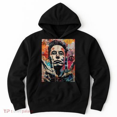 Elon Musk Nobel Peace Prize Garment Dyed Hoodie