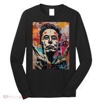 Elon Musk Nobel Peace Prize Garment Dyed Long Sleeve Shirt thumb 0