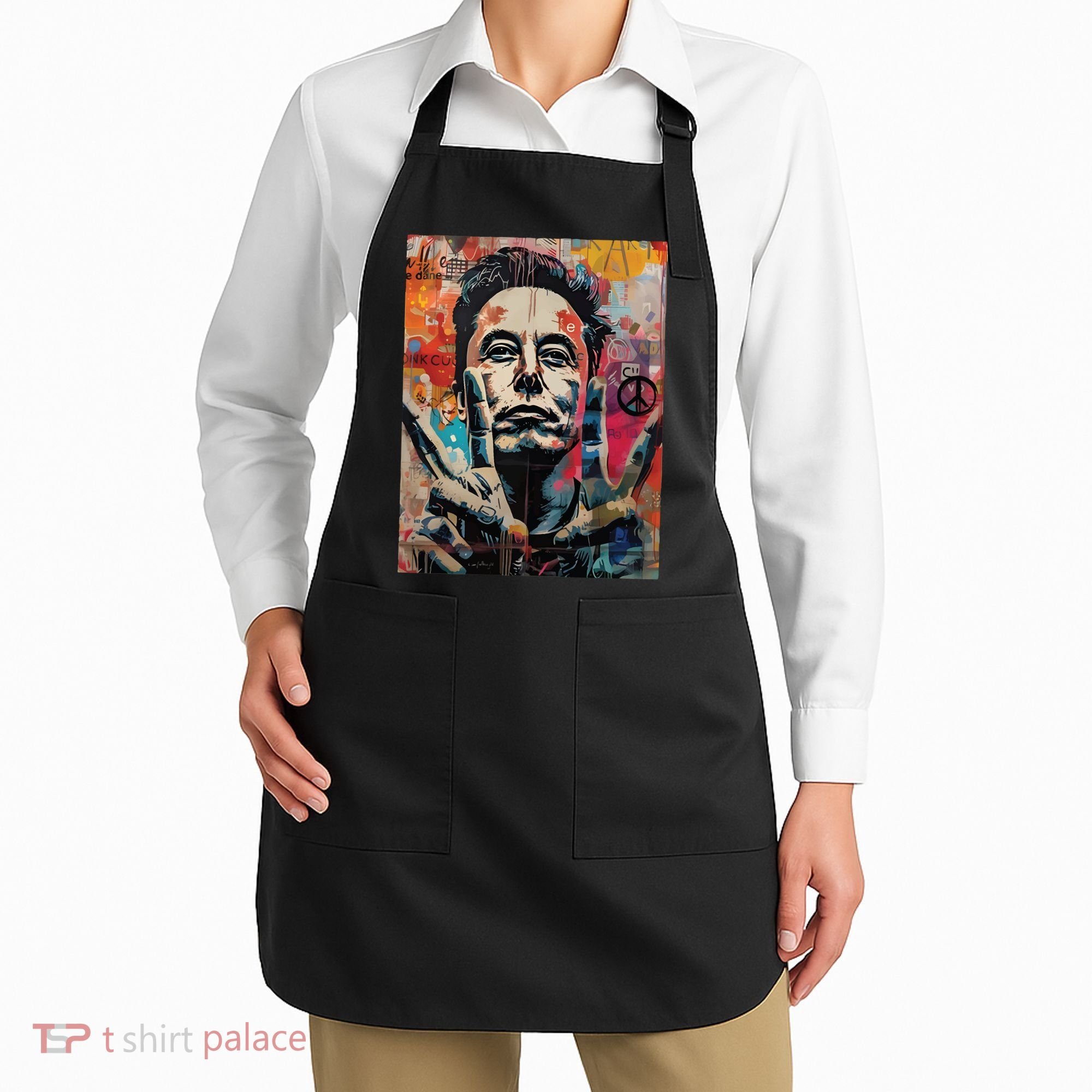Elon Musk Nobel Peace Prize Garment Dyed Apron