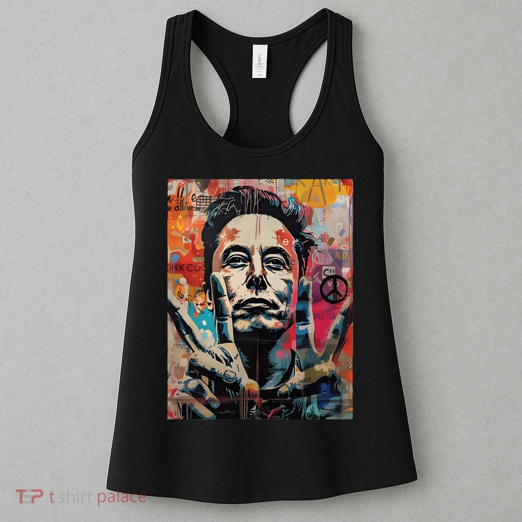 Elon Musk Nobel Peace Prize Garment Dyed Women's Tank Top